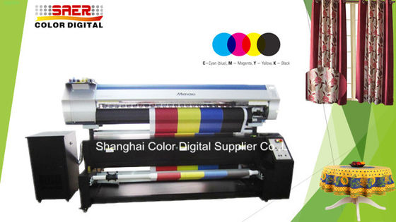 1440dpi Mimaki เครื่องพิมพ์ระเหิดความเร็วสูงพิมพ์สิ่งทอโดยตรงสำหรับธง
