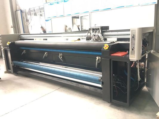 เครื่องพิมพ์ธงสี CMYK Dual / พิมพ์โดยตรงไปยังเครื่องพิมพ์ผ้าด้วย Epson 4720 สามหัวพิมพ์