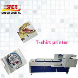 เครื่องการพิมพ์เสื้อยืดดิจิตอลเชื่อถือได้เครื่องพิมพ์ Flatbed รับประกัน 1 ปี