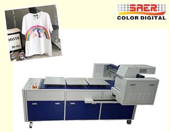 เครื่องพิมพ์เสื้อยืดความเร็วสูง / เครื่องพิมพ์ Flatbed ดิจิตอล 8 หัว Ricoh