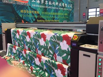 3.5kw เครื่องทำน้ำอุ่นไฟฟ้าล็อตเตอร์ผ้า / เครื่องการพิมพ์ผ้าฝ้ายขนาดรูปแบบขนาดใหญ่