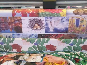 ผ้าปูโต๊ะทำเครื่องการพิมพ์ระเหิดเครื่องการพิมพ์ Cmyk ความละเอียดสูงสุด 1800 DPI