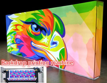6500W พลังงานขั้นต้นเครื่องการพิมพ์ผ้าดิจิตอลฉากหลังเครื่องการพิมพ์