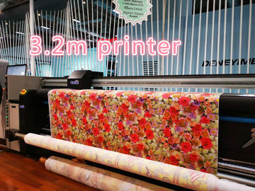 เครื่องการพิมพ์สิ่งทอดิจิตอลขั้นตอนเดียว 3.2 เมตรเครื่องตรึงธงเครื่องพิมพ์