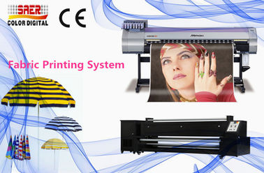 1440dpi ความละเอียด Mimaki เครื่องพิมพ์ระเหิดด้วยหัวพิมพ์ Epson สำหรับผ้า