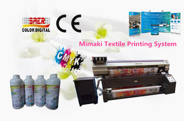 เครื่องพิมพ์สิ่งทอดิจิตอล Mimaki 64 นิ้วพร้อมหมึกระเหิด / หมึกสี