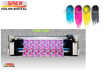 Double Vision Fabric Plotter / เครื่องพิมพ์สิ่งทอขนาดใหญ่สำหรับการรับรองมาตรฐาน CE