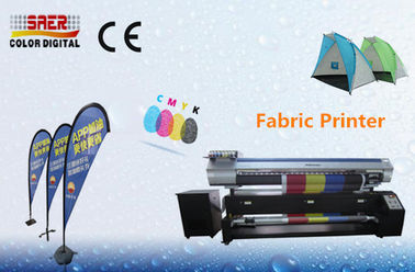 Mimaki Comsuption ต่ำโดยตรงไปยังเครื่องพิมพ์ผ้ากว้าง 1.8m งานรับรอง CE
