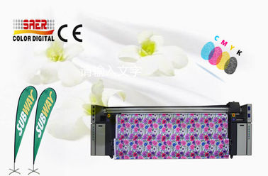 พล็อตเตอร์ผ้าที่มีความละเอียดสูงสุด 1800dpi พร้อมระบบการพิมพ์ผ้าแบบ 1440 Dpi / Mesh