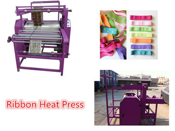เครื่องอัดความร้อนแบบ Flatbed Ribbon Fabric