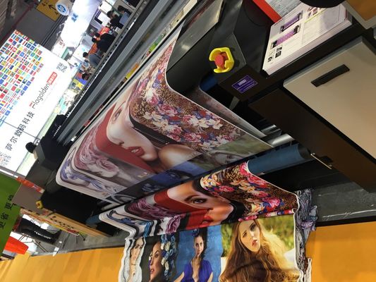 เครื่องพิมพ์หัว Epson ดิจิตอลระเหิดหมึกสีหมึกเครื่องพิมพ์ผ้าฝ้าย
