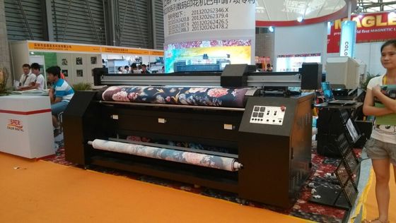 2.2m ระเหิด Epson DX7 สิ่งทอดิจิตอลเครื่องการพิมพ์ / cmyk เครื่องการพิมพ์