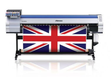 เครื่องพิมพ์สิ่งทอ Mimaki ระเหิดธง 1800 มม. พร้อมฮีตเตอร์สีคู่ CMYK