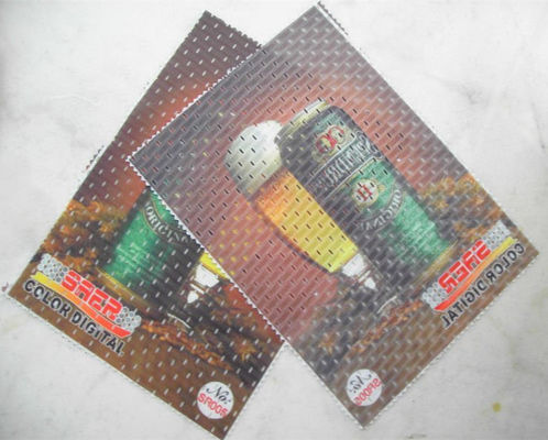 โพลีเอสเตอร์รู Warp ถักผ้าพิมพ์แบบกำหนดเองสำหรับชุดกีฬา