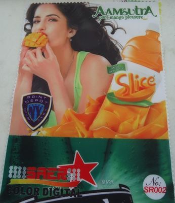 สีย้อมโดยตรง WhiteTextile ระเหิดซาตินผ้าพิมพ์ดิจิตอลสำหรับการทำธง