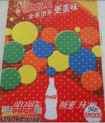 ผ้าพิมพ์ดิจิตัลตาข่ายแบบเคลือบระเหิด 130 กรัม / ตารางเมตร