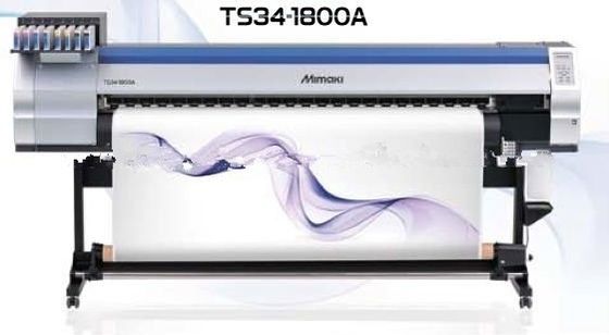 เครื่องสิ่งทอดิจิตอล Mimaki TS34-1800 สำหรับการพิมพ์ผ้าม้วนเครื่องการพิมพ์ธง