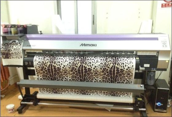 Dual KCMY ระเหิด mimaki ผ้าเครื่องพิมพ์เครื่องการพิมพ์ธง