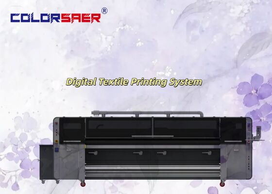 SAER COLOR โรงงาน ราคาที่แข่งขัน โรลทู โรล สับลิเมชั่น พิมพ์ 4 & 8 หัวพิมพ์ ระบบพิมพ์ทอท