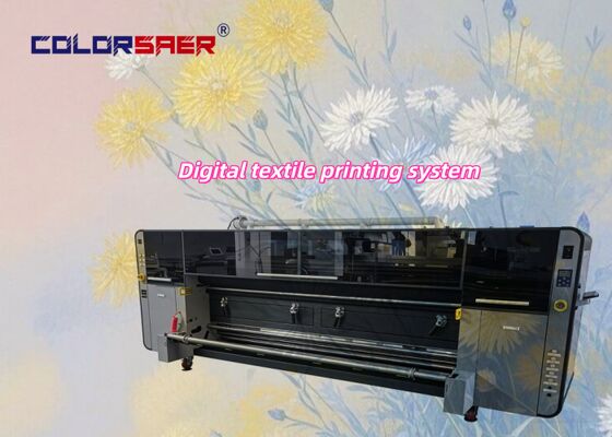 เครื่องพิมพ์อุตสาหกรรมความเร็วสูง เครื่องพิมพ์ผ้า Sublimation Dye Roll To Roll Inkjet Plotter