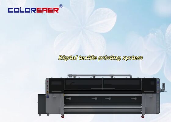 เครื่องพิมพ์ผ้า DPI สูง สําหรับผ้าผสมและผ้าผสม Roll To Roll Plotter กับ Sulimation & สีสัน
