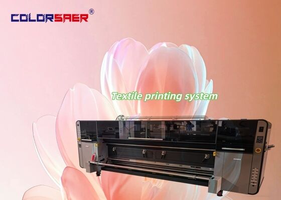 SAER เครื่องพิมพ์สิ่งทออัตโนมัติรุ่น CSR3200 ขนาดใหญ่สำหรับผ้าฝ้ายและโพลีเอสเตอร์ รับประกัน 1 ปี