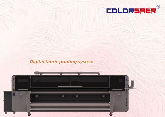 เครื่องพิมพ์ซับลิเมชั่นขนาดใหญ่ 4 หัวพิมพ์ I3200 หน้ากว้าง 3200 มม. เครื่องพิมพ์อิงค์เจ็ท เครื่องพิมพ์สีย้อม เครื่องพิมพ์ผ้า พล็อตเตอร์