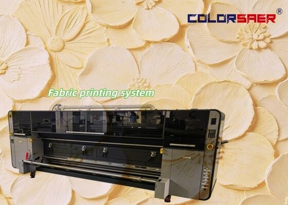 เครื่องพิมพ์ sublimation ขนาดใหญ่ที่มีผลผลผลิตสูง พร้อมเครื่องพิมพ์ 4pcs หรือ 8pcs I3200A1 เครื่องพิมพ์ทอทเนียมที่มีหมึกสีและ sublimation